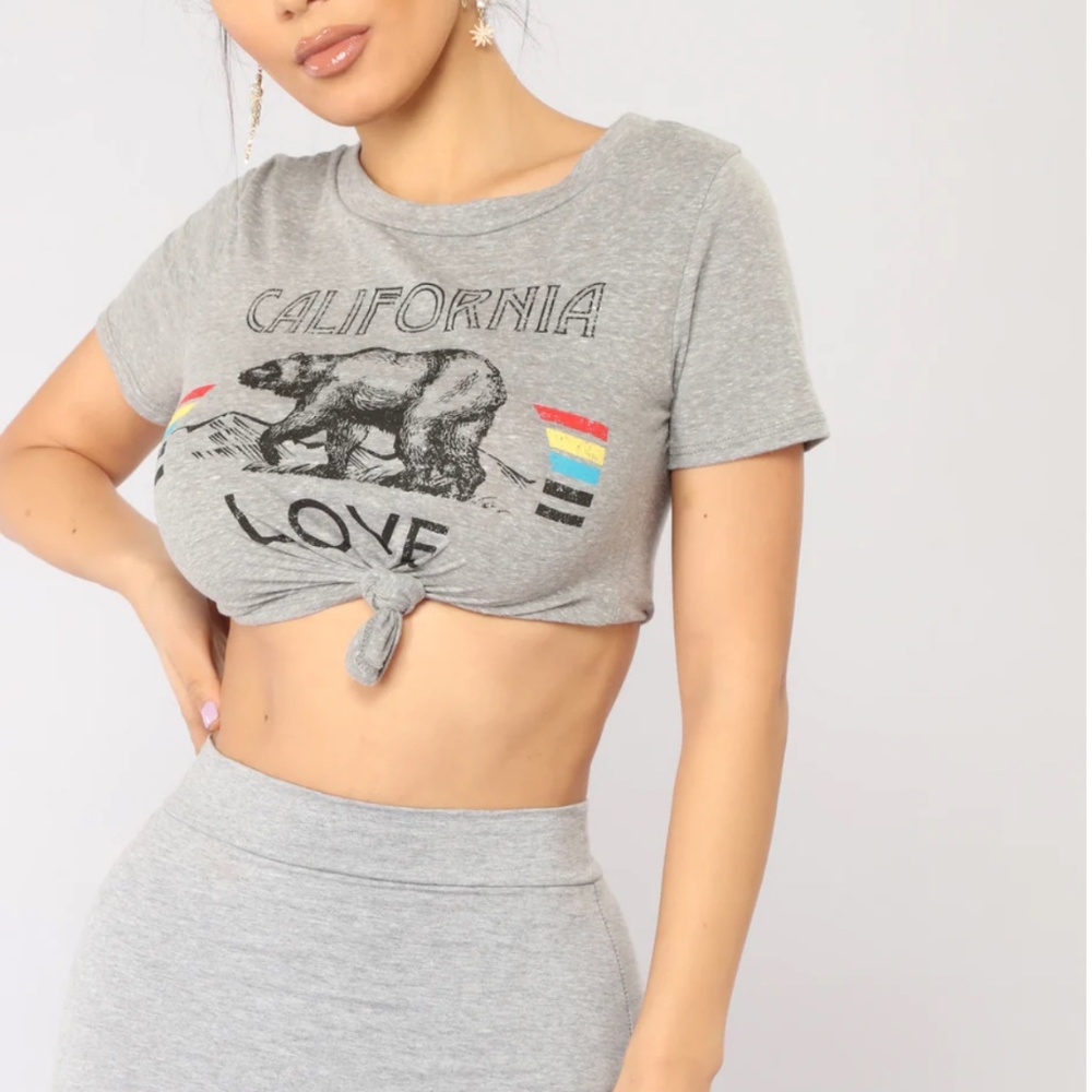 Fashion Nova Cali Girl Crop Top